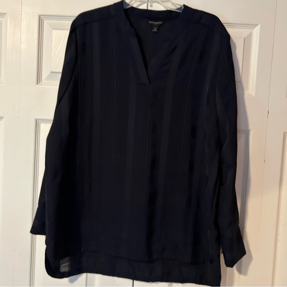 Banana Republic Navy Blouse